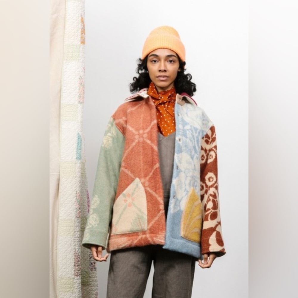 New🌟CARLEEN 
ARDMORE MIXED BLANKET
JACKET